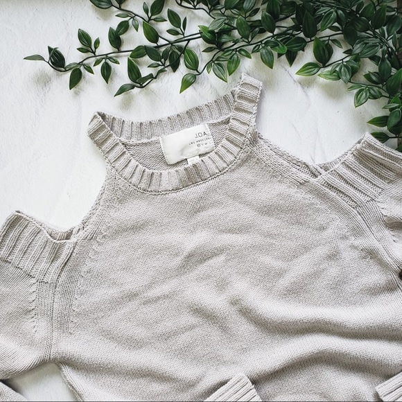 J.O.A. Sweaters - NWOT COLD SHOULDER SWEATER by J.O.A